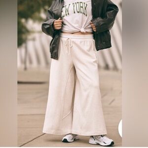 Anthropologie Daily Practice Super Wide Leg Sweatpants